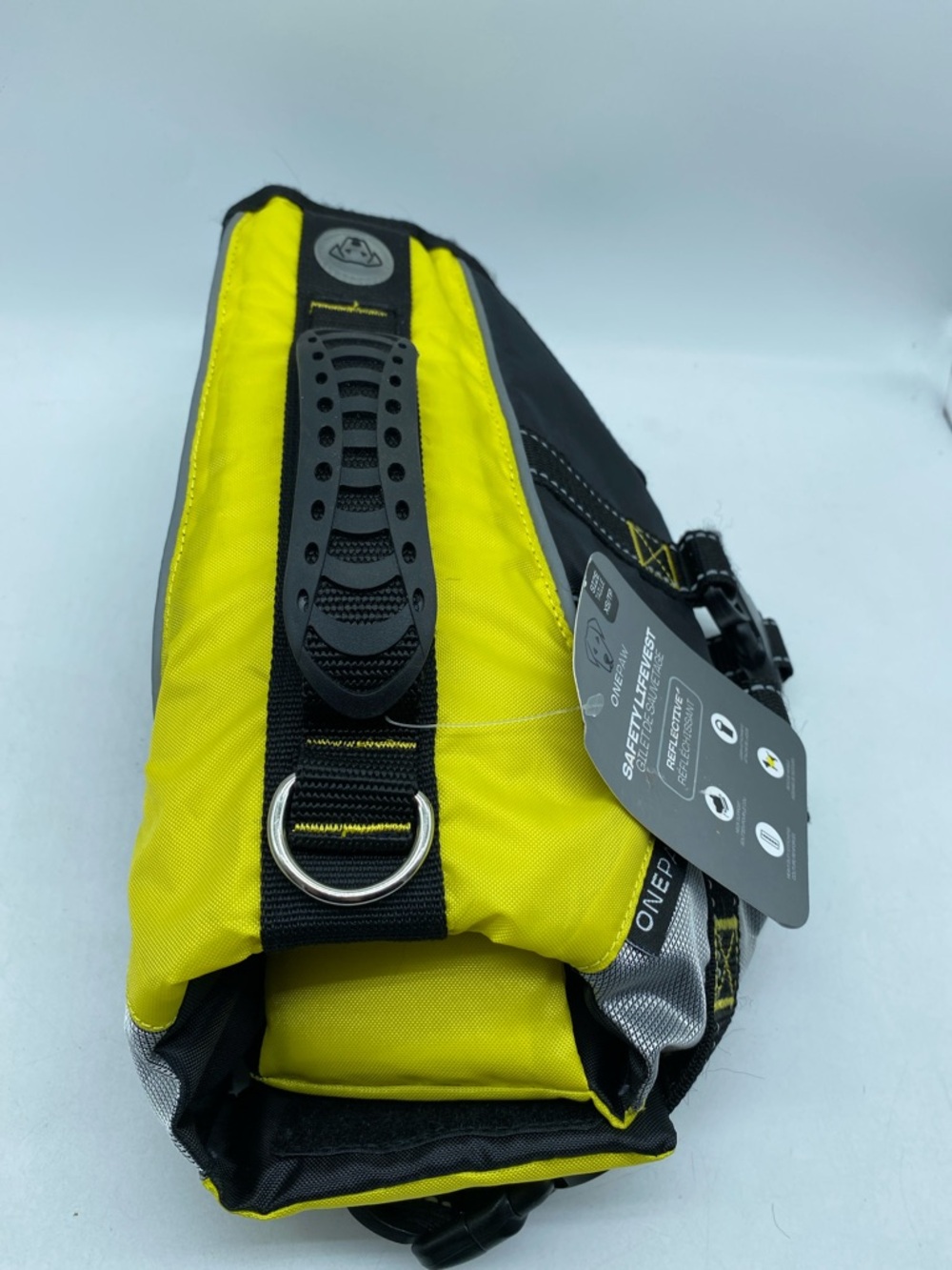 Dog Safety Life Vest Floater Life Jacket Reflective Yellow and Black Size XS - Picture 4 of 13